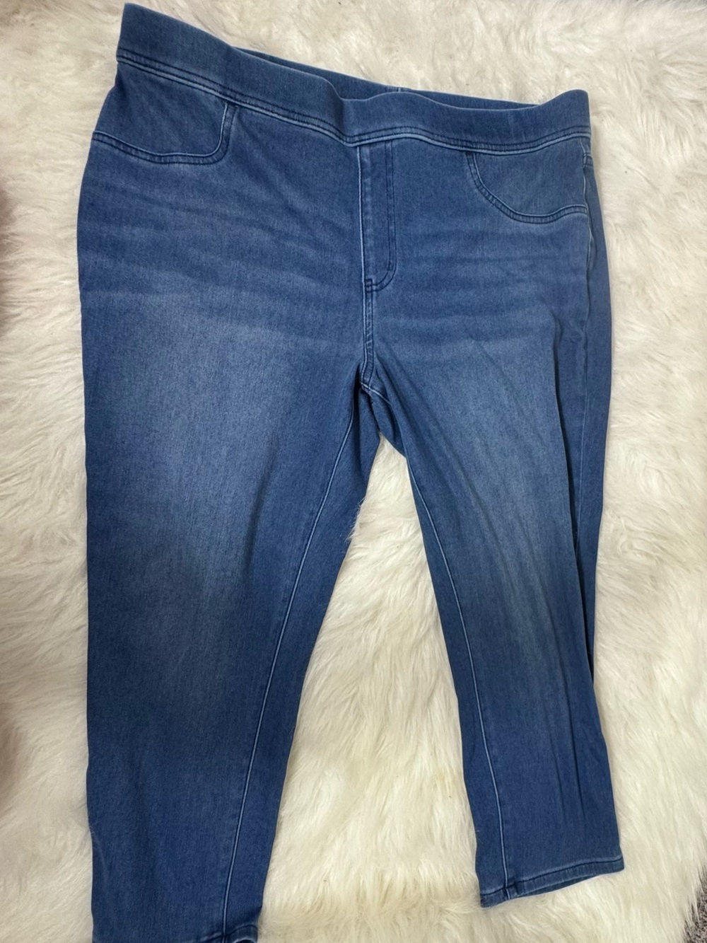 Time & Tru Pull-On Women’s Jeans - Blue